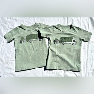 Kids Winter Water Factory Garbage Truck Tee Shirts size 2t